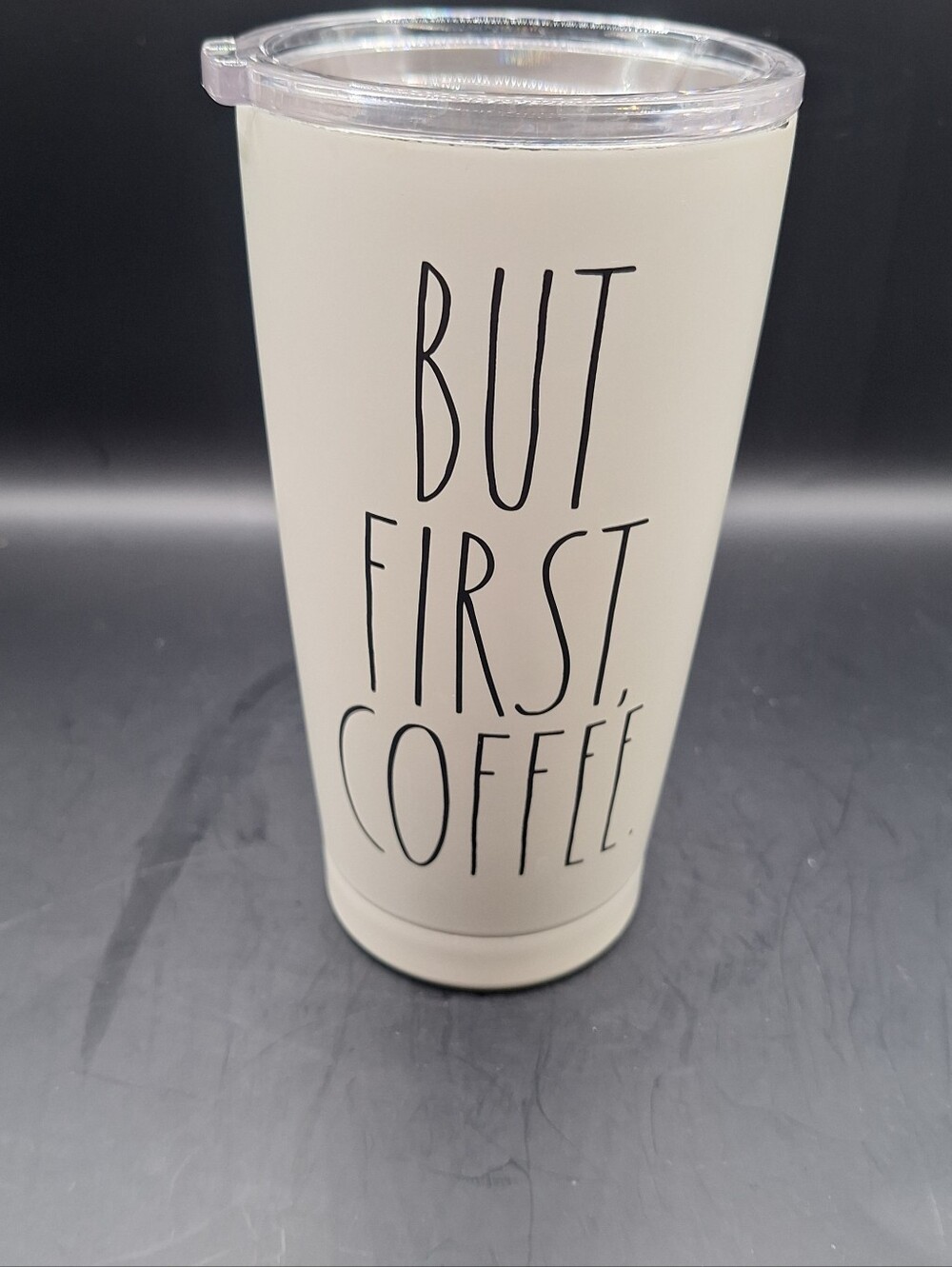 Rae Dunn is a stylish and practical coffee cup perfect for on-the-go use